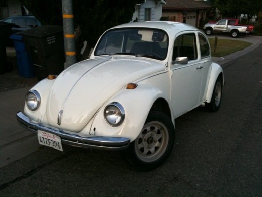 My White Knight 1969 Bug, shifts like a beast