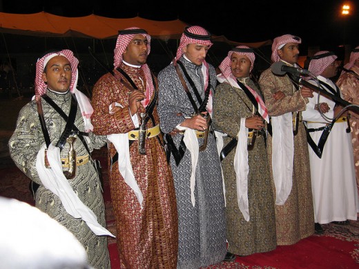 Saudi tribesmen