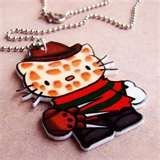 Freddy has become a part of everyday life. Here we see his image on Hello Kitty
