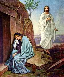 Jesus Ressurection with Mary Magdalene