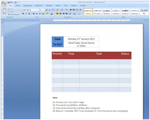 Add some colour and jazz up your to-do list 