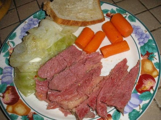 Ah. Traditional Irish American Corned Beef and Cabbage.