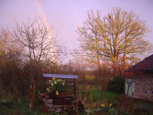 The gardens are lovely in the spring
