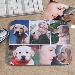 Personalized Mouse Pad Pet Photo Montage