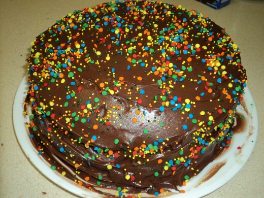 Finish the Sprinkles and Sing Happy Birthday