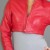 3. Sporty red leather bolero jacket 3. Sporty red leather bolero jacket