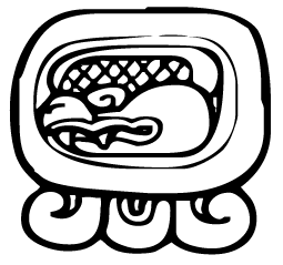 Chikchan is the glyph for the fifth day of every distinct month. The glyph looks like an artist rendition of a rattlesnake, sacred to the Maya. For the 19th month, this is the last glyph.