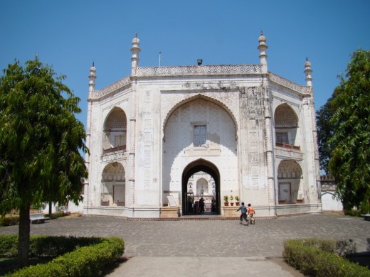 The main entrance gate