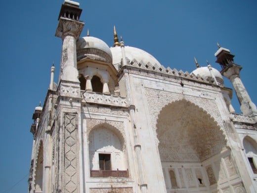 The adjacent mosque
