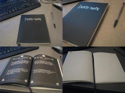 the death note note book
