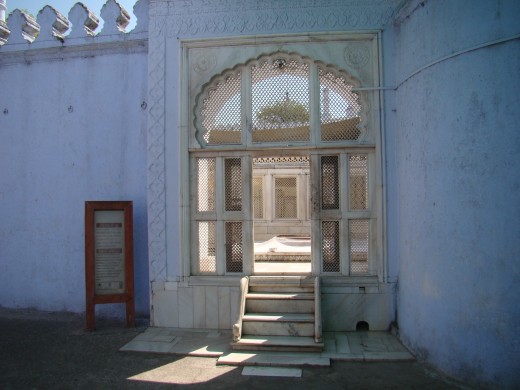 Entrance of the tomb