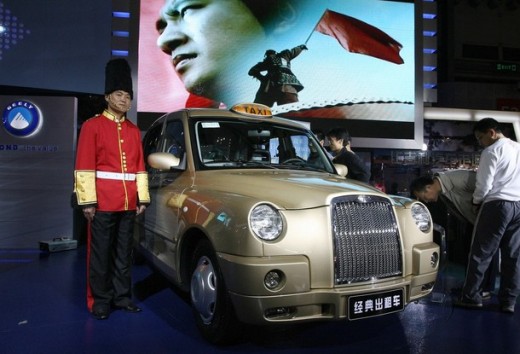 Geely's London taxi in China