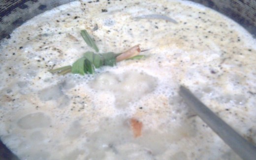 Coconut Milk Boiling
