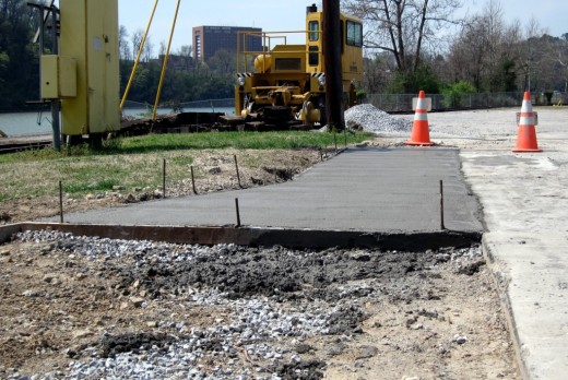 We finally poured a little bit of concrete at work today.  I wonder how long it will be until we pour any more...