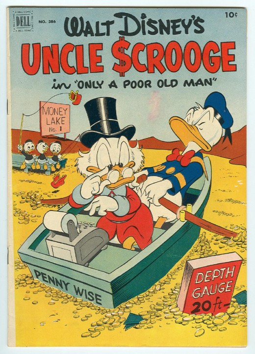 Carl Barks comic. This is the first issue where Scrooge featured as th main character.