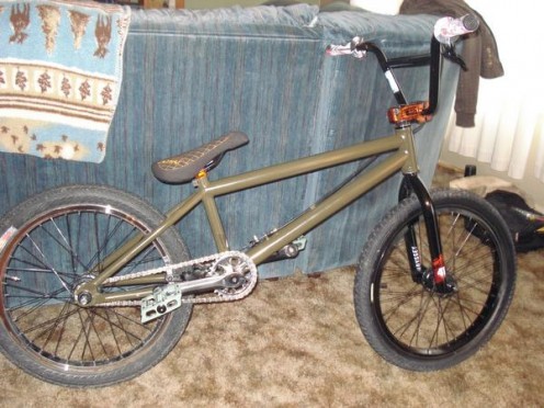 A BMX bike