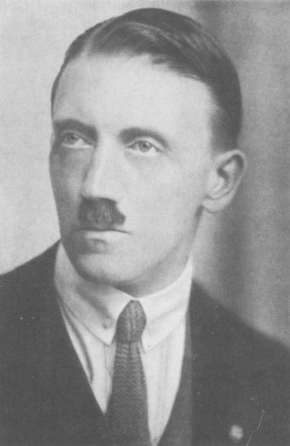 Notice how he looks slightly like Charlie Chaplin?