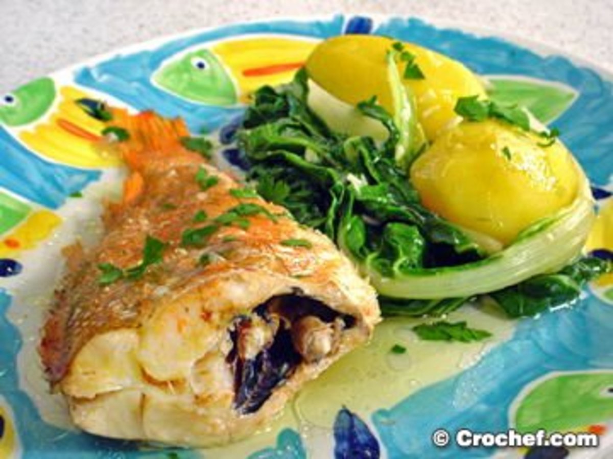 Authentic Dalmatian Fish Stew / Lešo with Potato, Garlic and Parsley