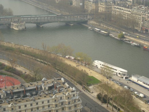 View of Seine from the 2nd floor