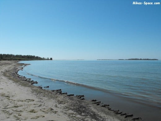 Beach at Presquile Provincial Park