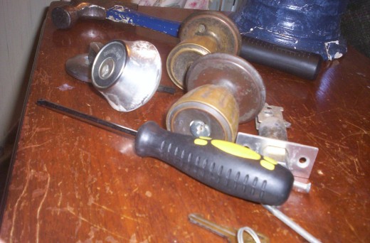 You may not realize how old and tired the old locks are, until you remove them.