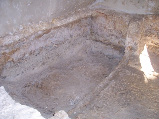 Christ's tomb at the Garden Tomb