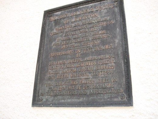 Centenary plaque, dated 1917