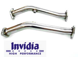Invidia straight pipes will complete any 350Z exhaust system:  Prepare for a roar!