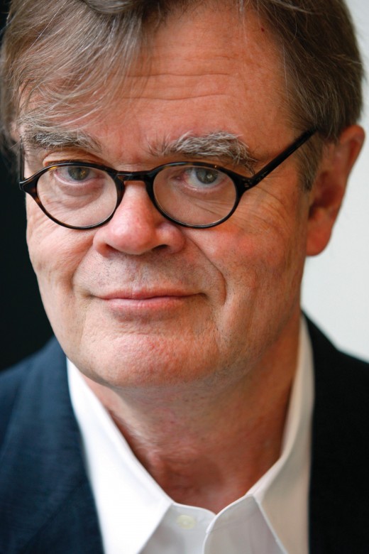 Garrison Keillor, News from Lake Wobegon, the Prairie Home Companion.