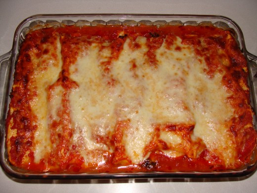 The finished product, fresh out of the oven!