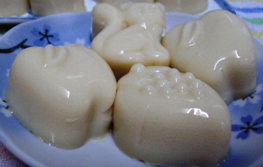 Soy Milk Almond Jelly Pudding