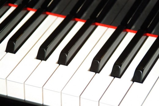 grand piano keyboard