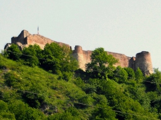 Poenari Castle was fortified by Vlad Dracula. 