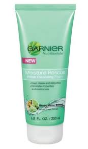 Garnier Moisture Rescue Fresh Cleansing Foam, use late Fall to early Spring. 
