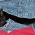 Soot napping in jeans