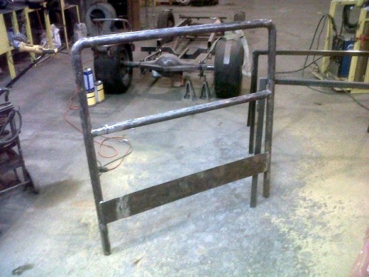 I finished up taking off all that old paint from the rails today.  I might slap some more paint on there tomorrow.