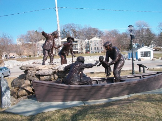 The Freedom Crossing Monument, Lewiston, New York