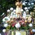 There are 30 plus life size saint statues from this year's procession There are 30 plus life size saint statues from this year's procession