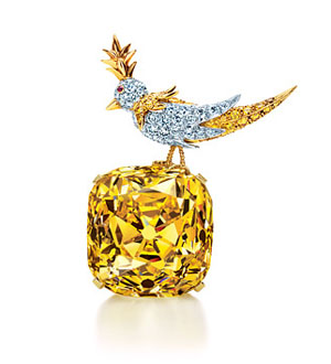 Bird on a Rock by Jean Schlumberger featuring the Tiffany Diamond