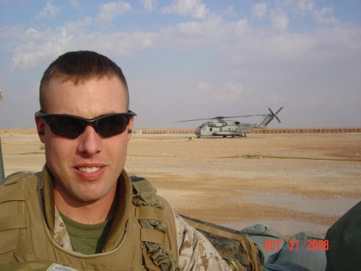 CJ Watt in Iraq, 2008