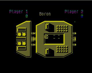 Nice Bas Relief Shading And Shadows In Uridium Plus on the ZX Spectrum