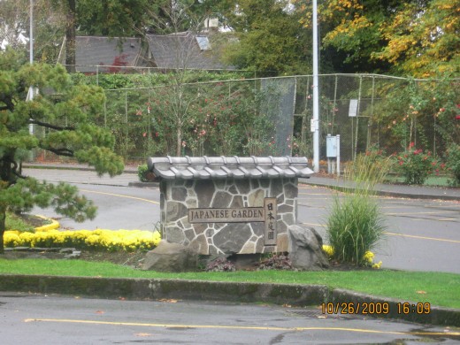 Entrance into Japanese Gardens