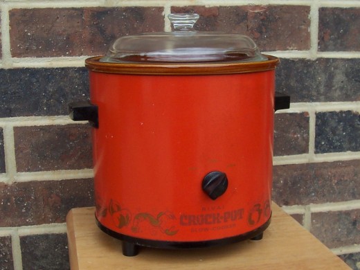 We still have the old style tall slow cooker. Today's cookers are shorter and more oval, allowing them to more easily hold a roast or whole chicken.