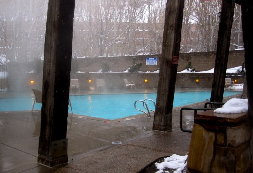 The pool at The Marriott Summit Watch.