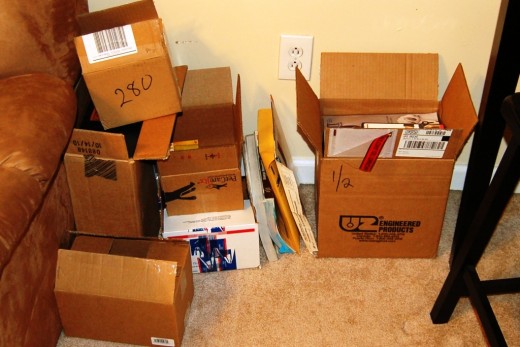 I had the house to myself, so I decided to put a bunch of stuff on eBay.  I hope it all sells so I can get it out of the house.