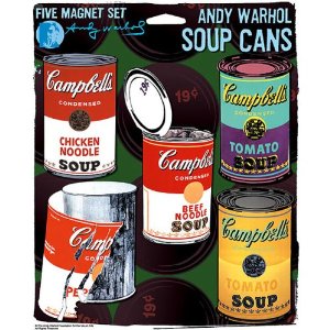 Soup can magnets