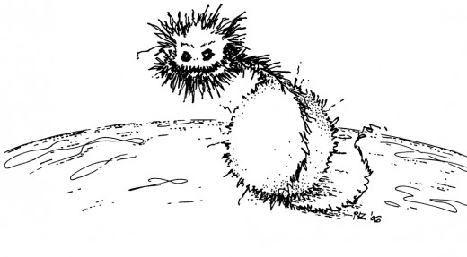 Frackle, a Venusian Spiked Egg