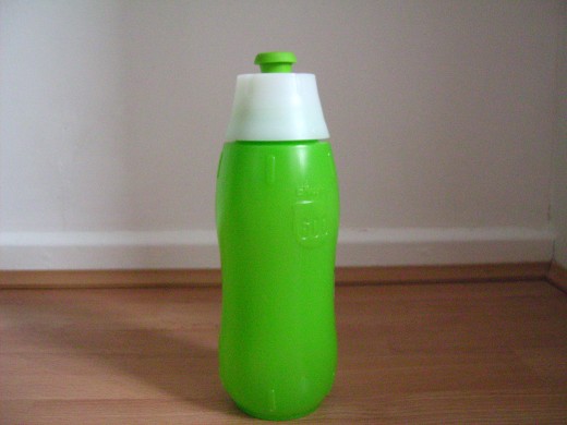 Deacthlon 1.99 water bottle in green