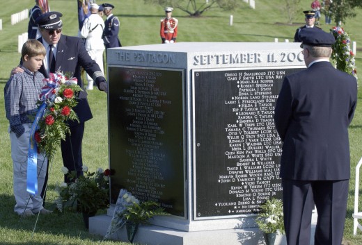 The Memorial in Washington D.C. to Honor Those Lost In The September 11, 2001 Attack on the Pentagone