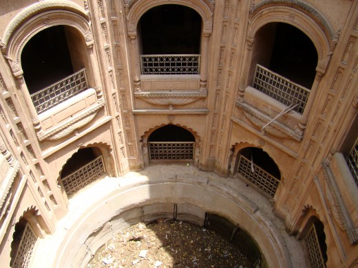 The Shahi Bauli or Royal step-well